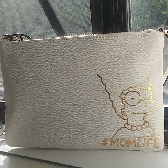 H&M Handbags - White Marge Simpson #Momlife Customized H&M Purse